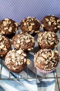 Spiced sweet potato muffins