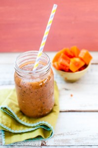 Papaya seed smoothie
