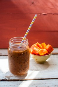 Papaya seed smoothie