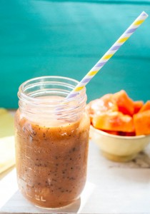 Papaya seed smoothie