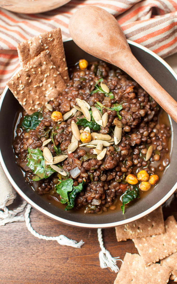 Guest Worthy French Lentil Soup - The Passionate Vegan