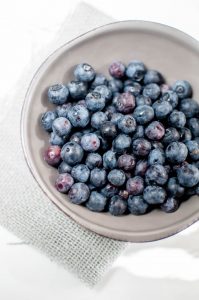 fresh blueberries