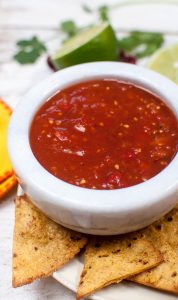 5 minute smoky salsa