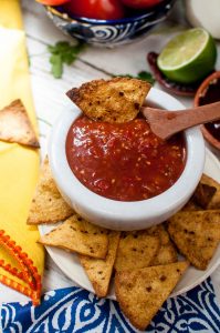 5 minute smoky salsa