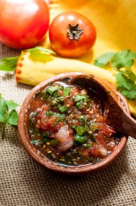 5 minute smoky salsa