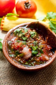 5 minute smoky salsa