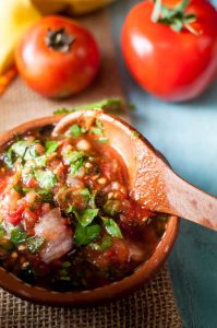 5 minute smoky salsa