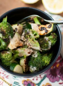 burnt broccoli