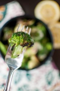 burnt broccoli