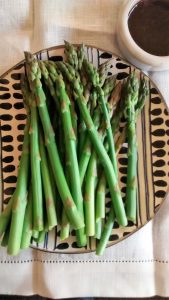 Steamed Asparagus for shyness