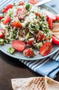vegan cauliflower detox salad
