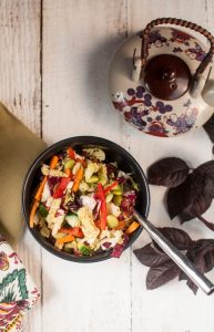 healthy napa cabbage salad