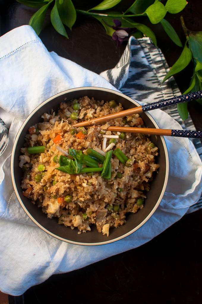 healthy cauliflower fried rice