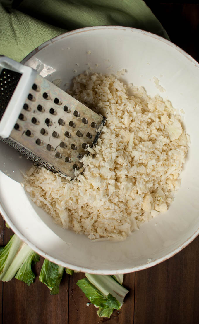 Healthy cauliflower fried rice