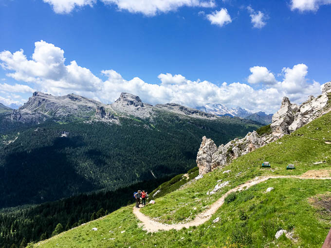 hiking the Dolomites