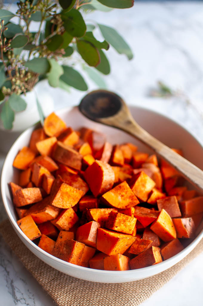 cinnamon-sweet-potatoes - The Passionate Vegan